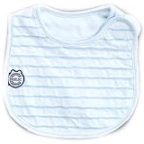CELEC(セレク) よだれかけ スタイ ビブ 男の子 女の子 日本製 ブルー 接結水玉・ボーダー 【177004】