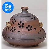 5個セット 照明具 蚊取り花入風流の桜 [15 x 12cm] 土物 手造り蚊取りは照明ありません インテリア 和風 プレゼント 飲食店