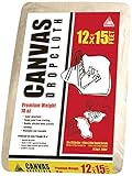 Trimaco 51123 Premium 10-Ounce Canvas Drop Cloth, 12-Feet x 15-Feet [並行輸入品]