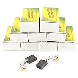 uxcell モーターカーボンブラシ　カーボンブラシ　電気ドリル用　10ペア 17mm x 13.5mm x 6.5mm