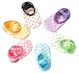 Bienvenu 6パック幼児用アンチスリップソックスFootsocksスニーカーノーショウボートクルー足首ソックス カラー: マルチカラー