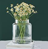 花瓶 ガラス 透明 花器 フラワーベース ベース ボトル アレンジ インテリア 水栽培 生け花 造花 おしゃれ シンプル インテリア
