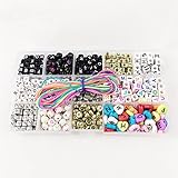 Mamimami Home 1000個のビーズ　アクリル　DIY 授乳ゼント 赤ちゃん専属の　おしゃぶり　噛がため　を作り 知育玩具 レタービーズ ガラガラ