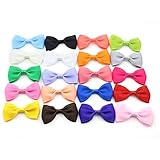 ヘアピン　ベビーヘアアクセサリー　ヘアクリップ　髪飾り　子供　ガールズ　女の子　蝶結び　可愛い　お洒落　20枚　セット (B)