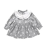 ベビー服 子供服 女の子ワンピース Pojour 長袖ドレス 可愛いうさぎワンピース 秋冬ストラップスカート オシャレ 通園 発表会 旅行 記念日 プレゼント 　グレー