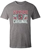 NCAAユニセックスNCAAレトロStackedイメージ1つEveryday半袖Tシャツ S グレイ