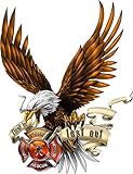 24 Fire Fighter Hero Fireman Eagle logo Wall Graphics decals Home Game Kids Boys Room decor stickers