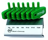 Wiha 36598 MagicSpring Wing Handle Torx, T6, T7, T8, T9, T10, T15 and T20, 7-Piece Set by Wiha