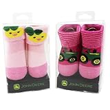 John Deere Girls 2 Pack Bootiesソックス(ベビー) カラー: ピンク
