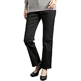 [NOD] ストレッチパンツ ストレート レディース 股上深め ゆったりフィット