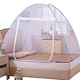 さかなのらく 蚊帳 ワンタッチ蚊帳 折りたたみ ベビーベッド蚊帳 ベビー 大人 兼用 モスキートネット 幅 100 * 110 * 190cm