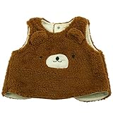【子供服】 kids zoo (キッズズー) ボア２型込みなりきりベスト 70cm～95cm W56202