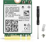 WiFi 6E Intel AX210NGW 5400Mbps Bluetooth 5.2 802.11ax WiFi 6 6Ghz/5Ghz/2.4Ghz M.2/NGFF ワイヤレスカード、Windows 10/11 64bit 対応
