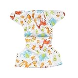 ベビー 布おむつ 防水性 調節可能 洗える 再使用可能 ポケットおむつ スーパーソフト 下着パンツ 誕生日 ベビーシャワー 幼児 ギフト(＃2)