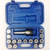 HHIP 3900-0504 Mt4 ER-40 Spring Collet Chuck Set, 17-piece [並行輸入品]