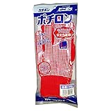 カチボシ 安全作業用 滑り止め手袋 ポチロン #355 L 赤