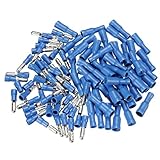 100pcs male & female insulated wire bullet crimp connector