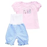 かわいいアップリケ 腹巻付き パジャマ 女の子 baby 綿100％ お得 プチプラ 80 90 95(PI-ピンク、90)