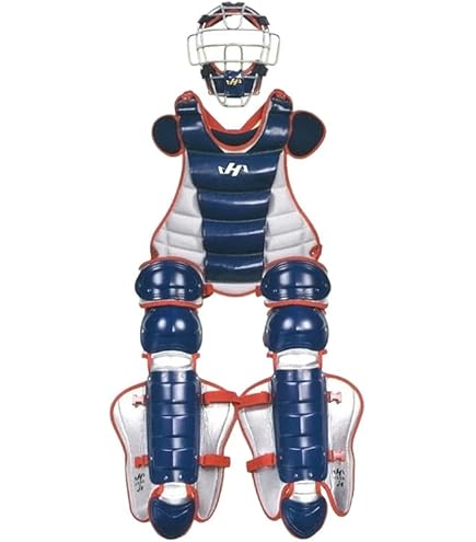 Amazon | 野球 ゼット 限定 防具 ソフトボール用 キャッチャー防具 4点