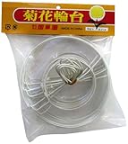 国華園 スーパー菊輪台 白 直径12cm 10個入