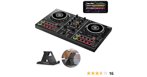 Amazon Co Jp Pioneer Dj Smart Dj Controller Ddj 0 With Smartphone Stand Dj Set Ddj Pcdj Musical Instruments