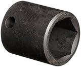 Martin 2622 11/16 Type II Opening 3/8 Power Impact Square Drive Socket 6 Points Standard 1-1/8 Overa