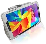 Samsung Galaxy Tab 4 8.0 inch (2014 release) Multi-Angle Case with 2 in 1 Biro Bullet Stylus / Auto 