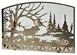 Meydaティファニー111149 61 " W x 38 " H Moose Creek暖炉画面、 61" Width x 38" Height 111149