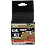 Gator Finishing 7776 80 Grit Zirconium Oxide Sanding Belts (1 pack) 3 x 21 [並行輸入品]