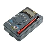 Tiptiper LCDミニオートレンジAC / DCポケットデジタルマルチメータ電圧計電気テスターツール