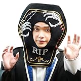 クリアストーン(Clearstone) コスプレ ハロウィン 棺桶かぶりもの ユニセックス ブラック