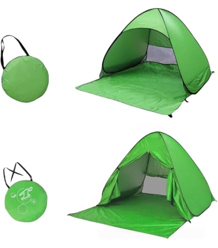 全自動ワンタッチテント 人用 折りたたみ 防雨 アウトドアキャンプ & ビーチ用 Amazon.co.jp: ワンタッチテント キャンプテント折りたたみ式屋外