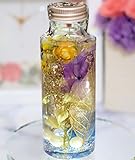 プレミアム　ハーバリウム　プリザーブドフラワー（オーシャンブルー）