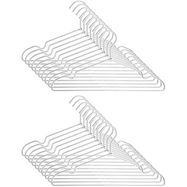 Amazon.co.jp: セキデン アルミハンガー10本（シルバー） つや消し