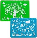 Brinware / Forest & Sea Friends Slip-Resistant Silicone Placemat Set by Brinware