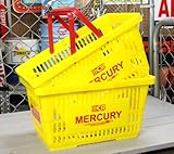 マーキュリー（MERCURY） マーケットバスケット イエロー ２個セット＿MC-MEMABAYE2P-MCR