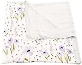 Little Unicorn Deluxe Muslin Blanket Quilt - Blue Windflower [並行輸入品]