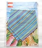 キコイ【日本製】 キッズ おしゃれバンダナ ブルー KIS0103 首回り32cm 34cm 対象年齢3ヶ月 ~