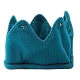 KLUMA　ベビー帽子　ニット　赤ちゃん　クラウン　王冠　撮影　誕生日　記念　セレモニー　結婚式に　お宮参り