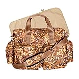 Trend Lab Paisley Brown Deluxe Duffle Diaper Bag, Paisley Brown by Trend Lab [並行輸入品]