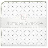 【並行輸入品】Swaddle Designs 究極のおくるみブランケット ドット セージ SD-001S