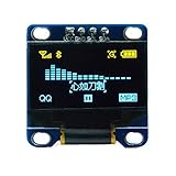 EasyWordMall iic i2c OLEDモジュール ディスプレイ 0.96インチ ブルー&イエロー51マイクロコントローラ12864 Arduino用