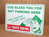 プラスチックサインボード 駐車禁止 ロサンゼルス交通管制＿SP-CA49-SHO