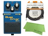 BOSS コンパクトエフェクター Blues Driver BD-2 + Roland ケーブル +クロス セット