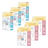 ファーファ ストーリー ドリーミー アロマティック フラワー の香り 洗濯用 液体 洗剤 詰替 (850g) 3個 + 柔軟剤 詰替 (1100ml) 3個 セット