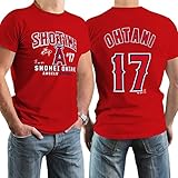 [PIKANCHI] Angels 大谷翔平 ロサンゼルス エンゼルス プレイヤー Tシャツ 両面プリントtシャツ メンズ 夏服 丸襟 通気性 快適 コットン 綿製 人気 おしゃれ ファッション 男女兼用 柔らかい 快適 カジュアル 半袖 綿100%