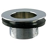 ウエストブラスwb79338socpz-c 1 – 1 / 2インチ亜鉛Bath Drainボディfor 3 / 8インチステム、ポリッシュクローム
