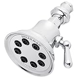 Speakman S-3015 Retro Anystream Solid Brass High Pressure Adjustable Shower Head, Polished Chrome [並