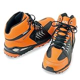 TULTEX（タルテックス） 防水セーフティミドルカットシューズ（DIAPLREX使用） #AZ-56380 オレンジ 24.0