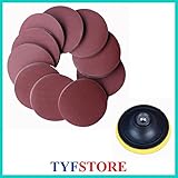 無料のホイールパッド 100 PC 4 インチ（ 100 mm ） 1000 粒の研磨ディスクサンドペーパーディスク